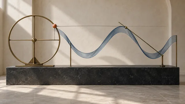 Un punto del círculo se proyecta sobre una curva seno; una tangente muestra su cambio local.