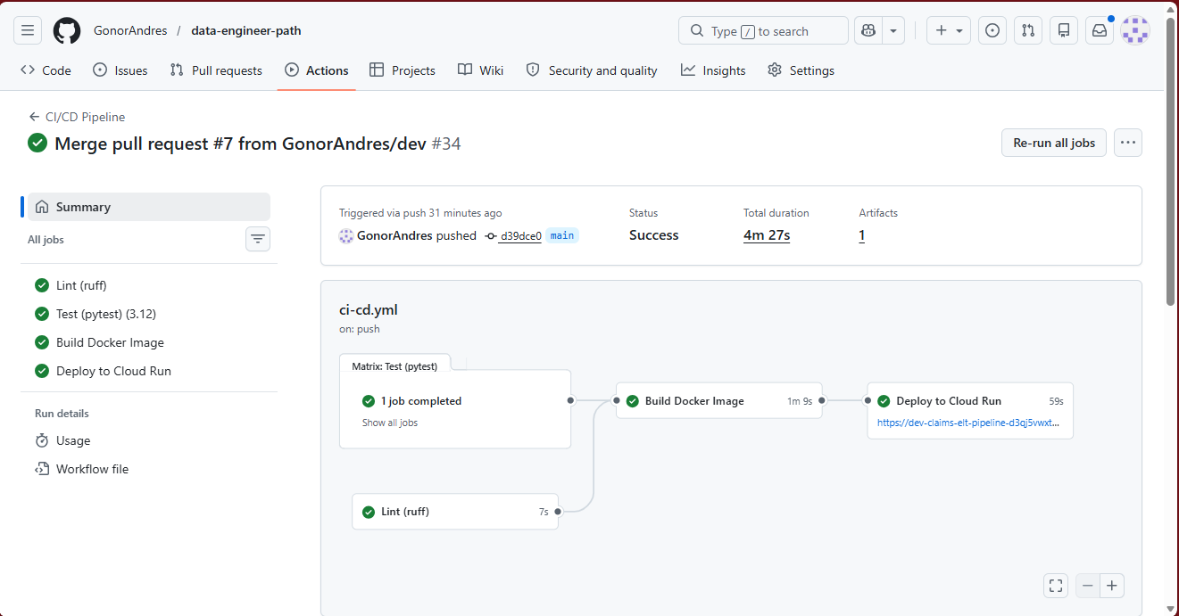 Plataforma de Datos en GCP para Seguros